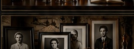 Portraits honoring mentors and family