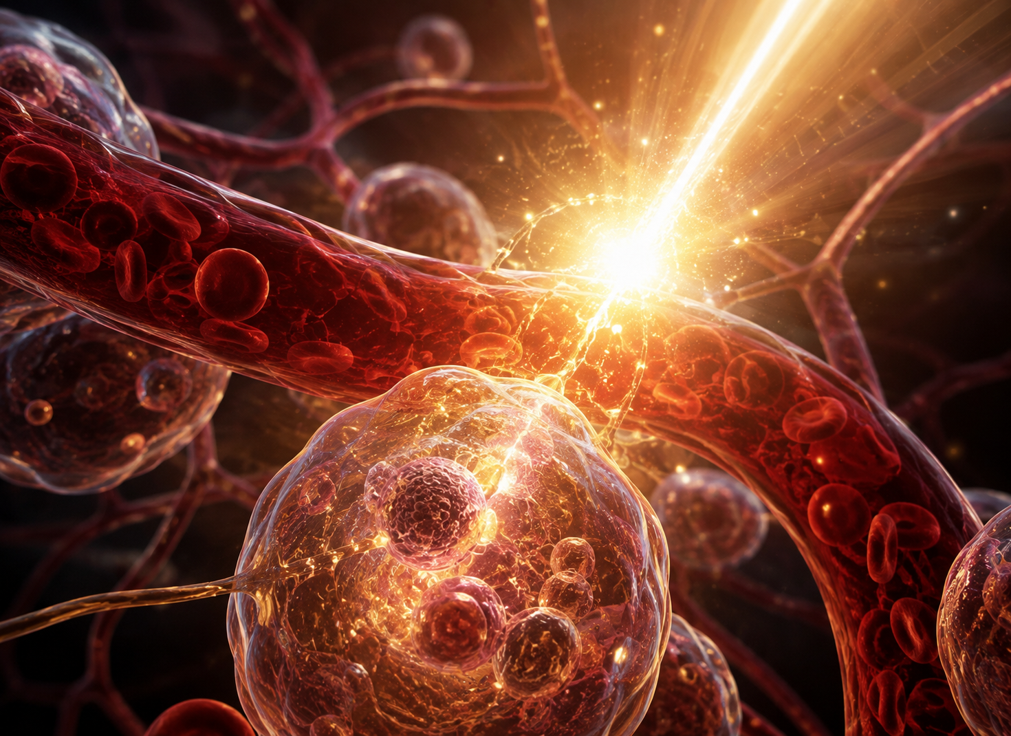 Editorial visualization of circulation and cellular energy