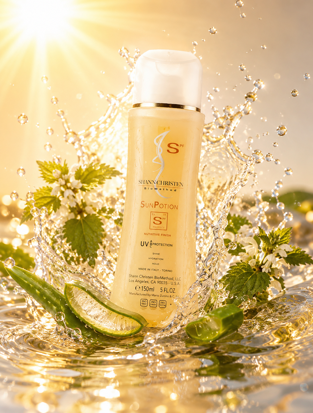 SunPotion with aloe and white nettle botanicals